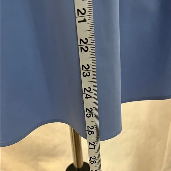 Chicos 3/4 sleeve no iron 2.5 French blue Button-Up Shirt - Picture 5 of 6